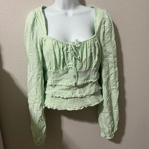 Free people long sleeve top nwt